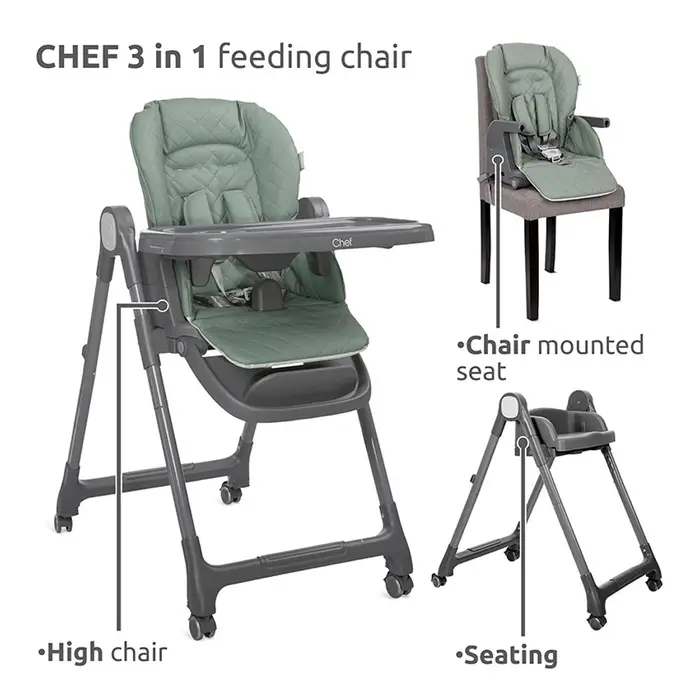 Hranilica za bebe Chef 3u1 Beige Leather bež boje 9 Hranilica za bebe Chef 3u1 Beige Leather bež boje 9